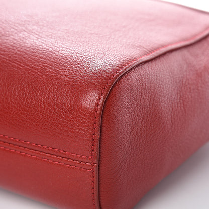 Mulberry Glossy Goatskin Medium Lily Poppy Red 10 of 11