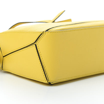 Loewe Calfskin Mini Puzzle Bag Yellow 9 of 10