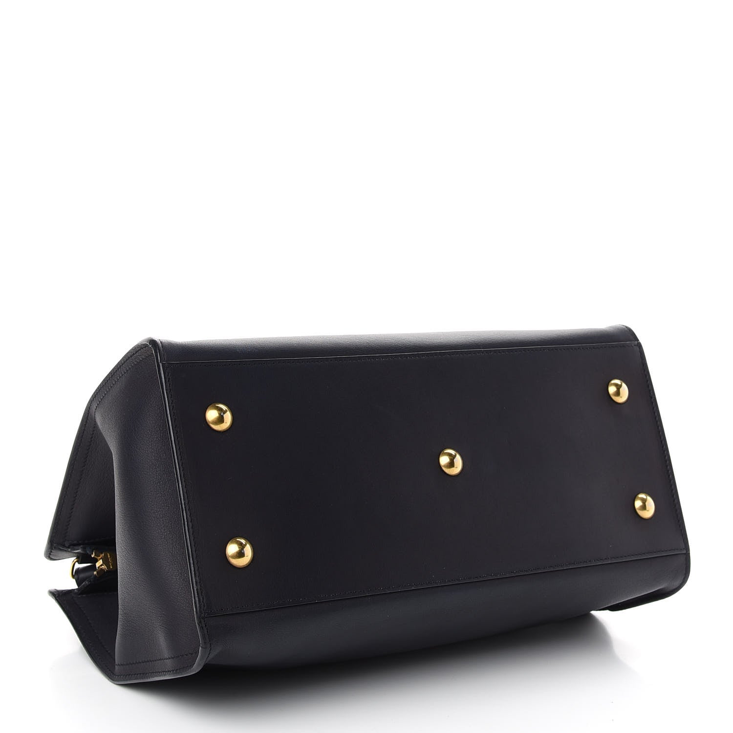 Saint Laurent Calfskin Small Classic Y Cabas Navy Blue 3 of 8
