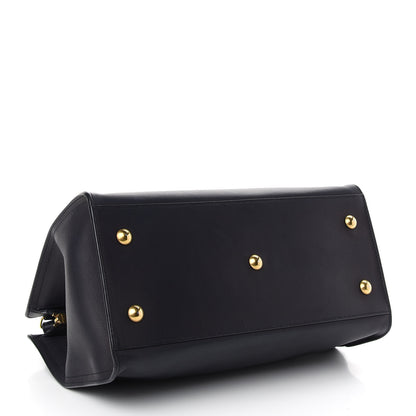 Saint Laurent Calfskin Small Classic Y Cabas Navy Blue 3 of 8