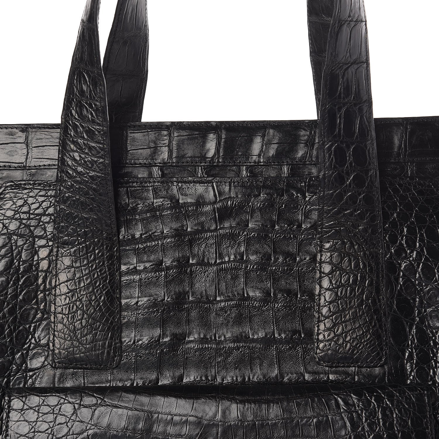 Nancy Gonzalez Crocodile Tote Black 8 of 11