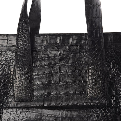 Nancy Gonzalez Crocodile Tote Black 8 of 11