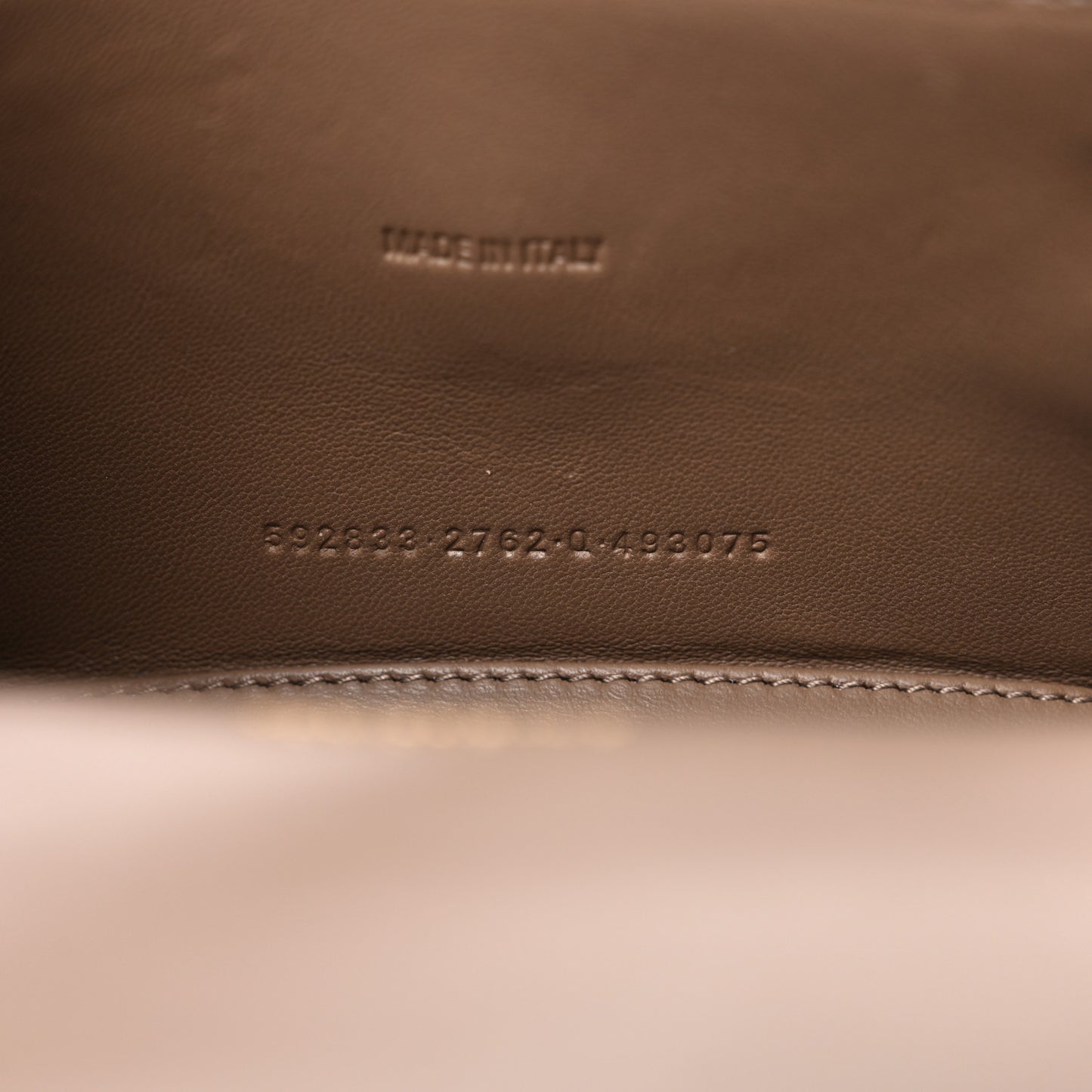 Coated Canvas BB Monogram Hourglass Top Handle Bag XS Beige Brown