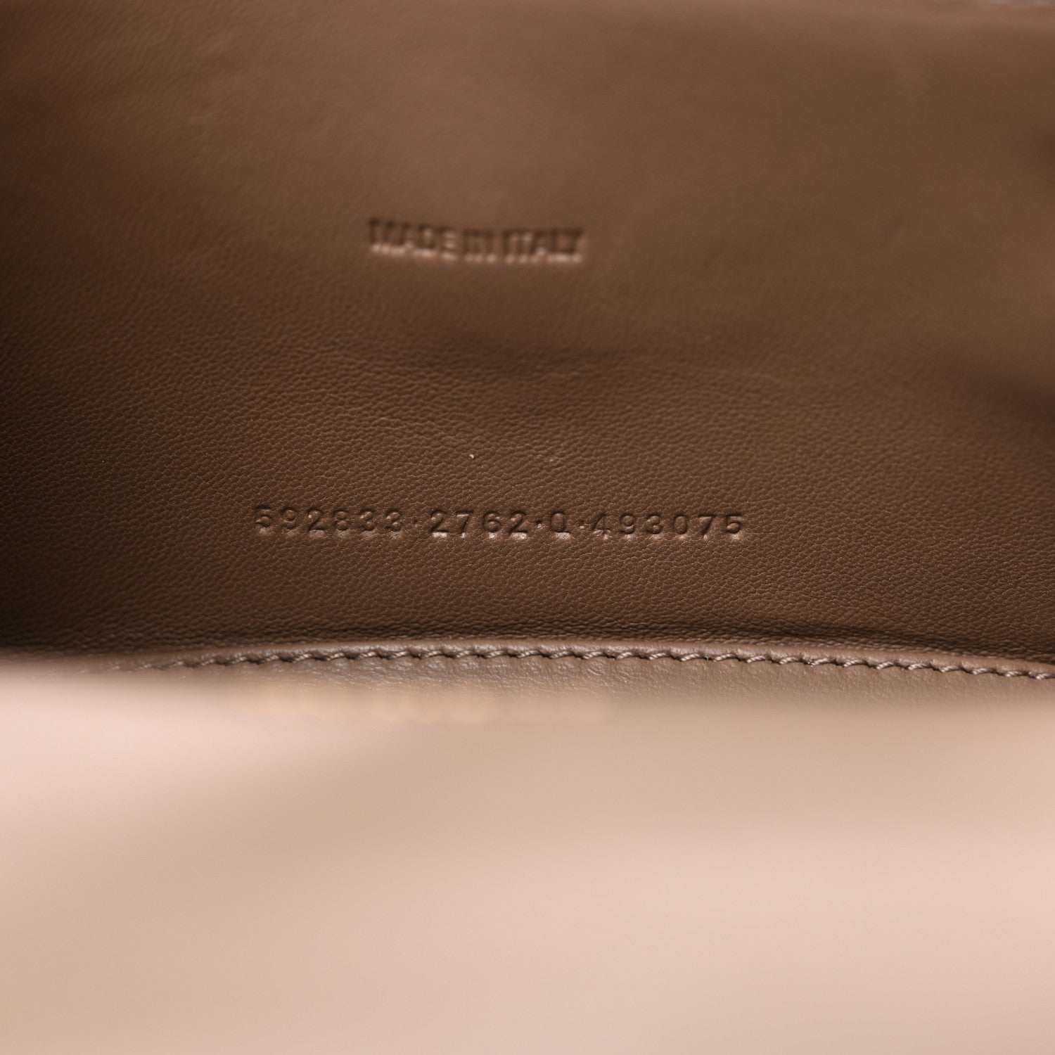 Balenciaga Coated Canvas BB Monogram Hourglass Top Handle Bag XS Beige Brown 8 of 11