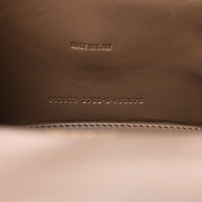 Balenciaga Coated Canvas BB Monogram Hourglass Top Handle Bag XS Beige Brown 8 of 11