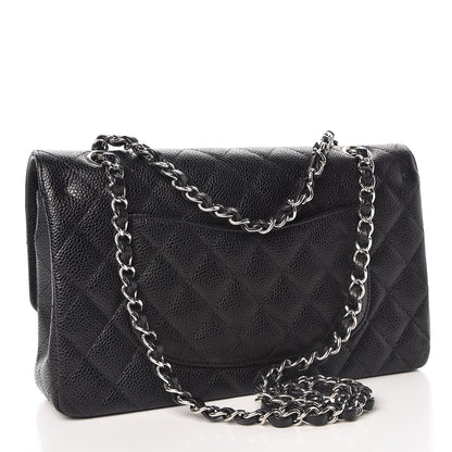 Chanel Caviar Quilted Medium Double Flap Black 3 of 11