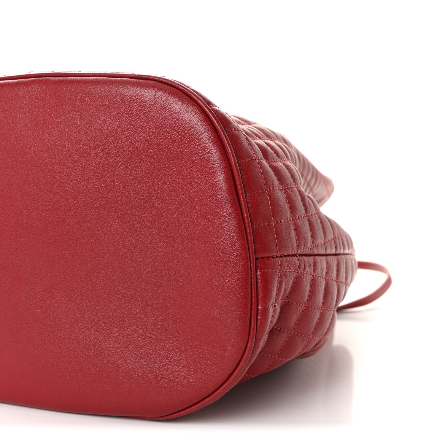 Celine Calfskin Quilted Small C Backpack Red 9 of 9