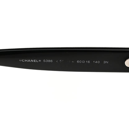 Chanel Acetate Butterfly CC Sunglasses 5386 Black 4 of 7