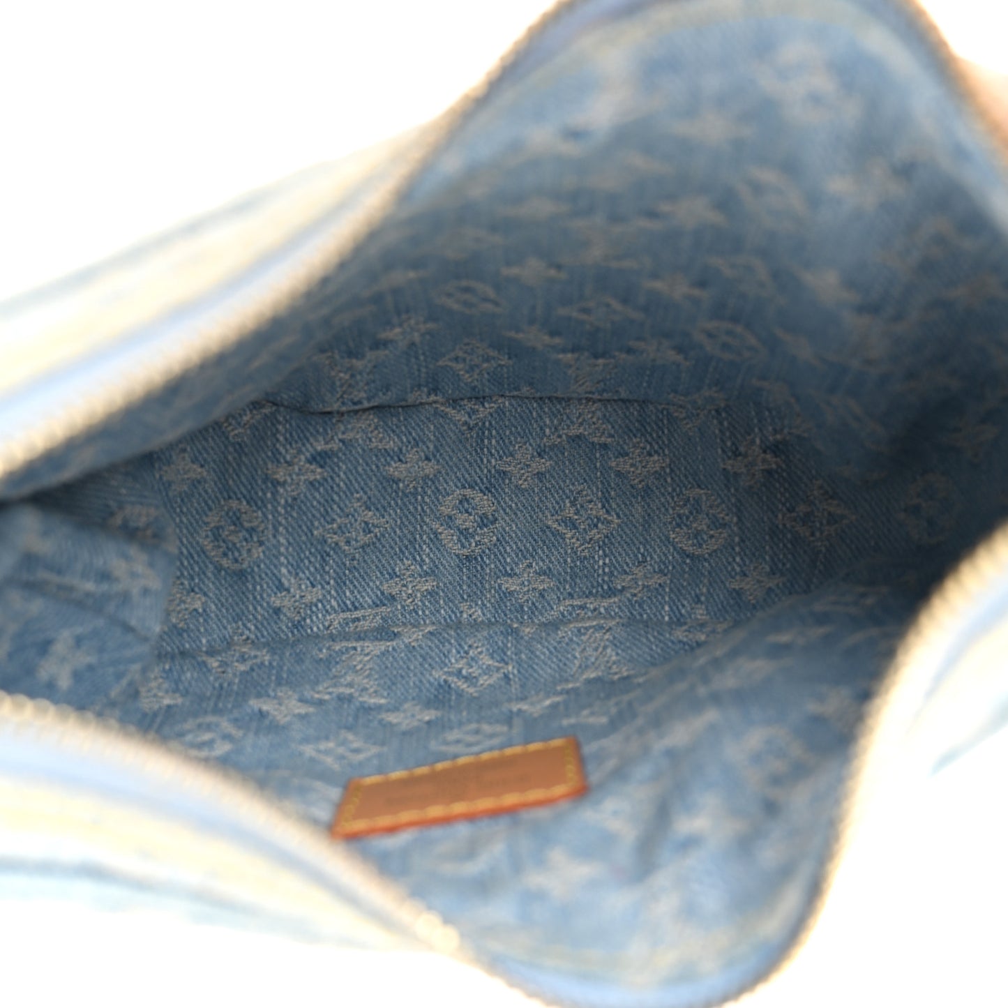 Monogram Denim Loop Sky Denim