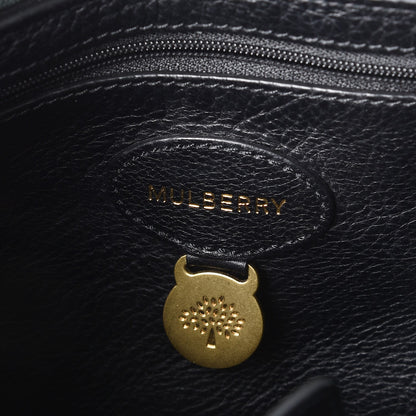 Mulberry Natural Leather Small Bayswater Black 7 of 9