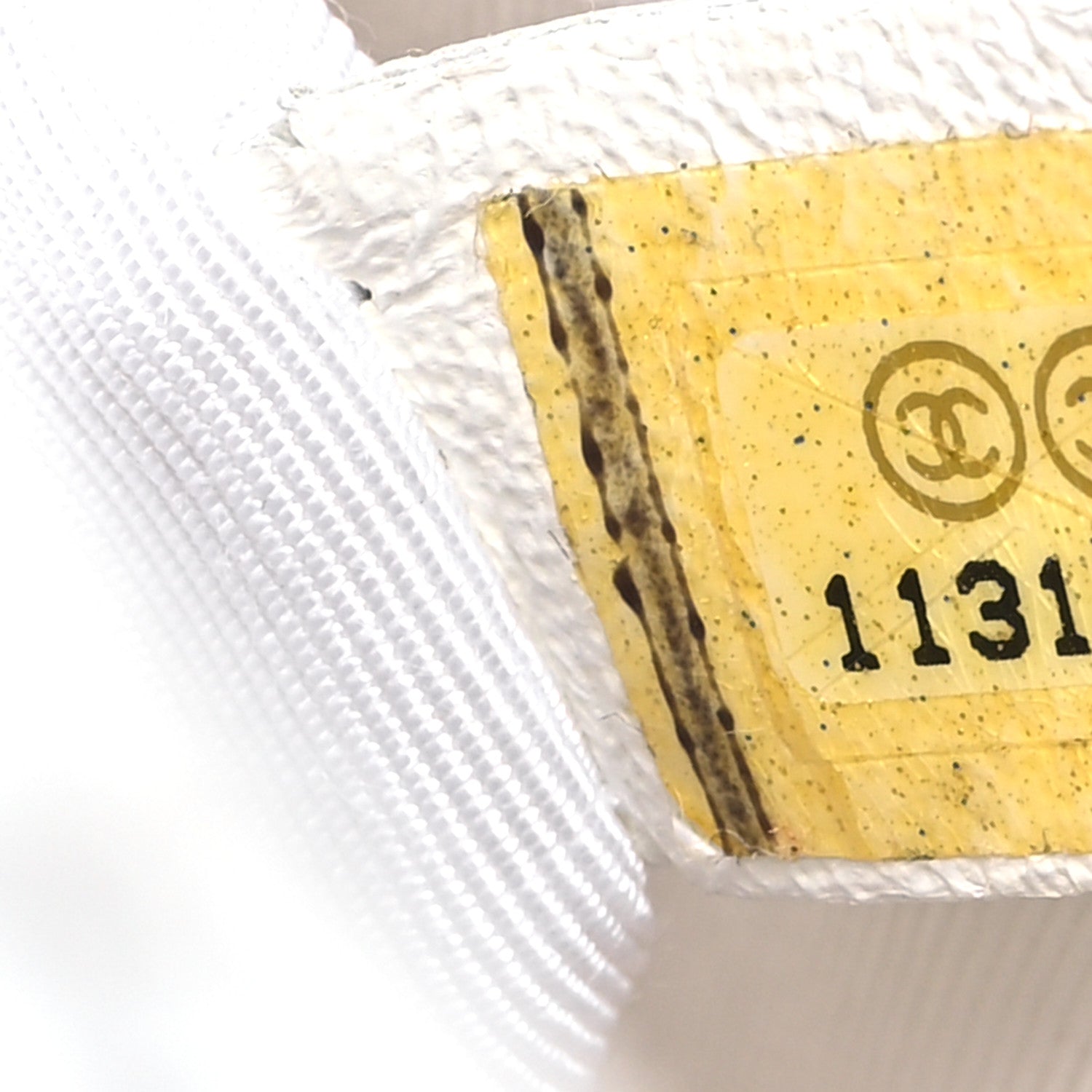 Chanel Caviar Quilted Grand Shopping Tote GST White 7 of 15