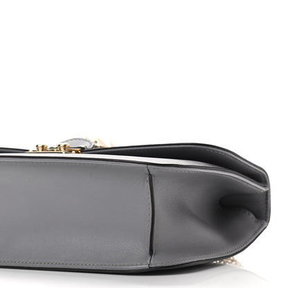 Valentino Garavani Vitello Medium Glam Lock Rockstud Flap London Stone 8 of 8