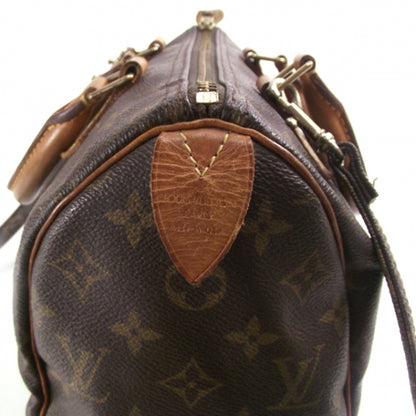 Louis Vuitton Monogram Speedy 25 w/Strap 7 of 9
