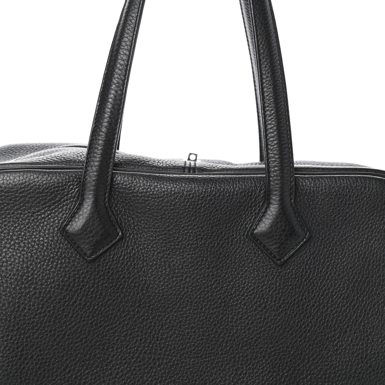 Hermes Taurillon Clemence Victoria II 35 Black 7 of 9