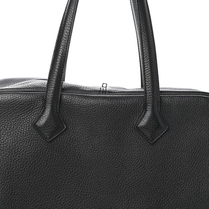 Hermes Taurillon Clemence Victoria II 35 Black 7 of 9