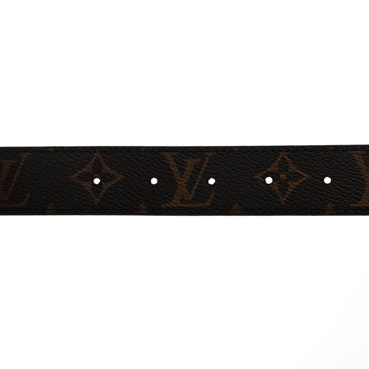 Calfskin Monogram 40mm LV Initiales Reversible Belt 80 32 Black