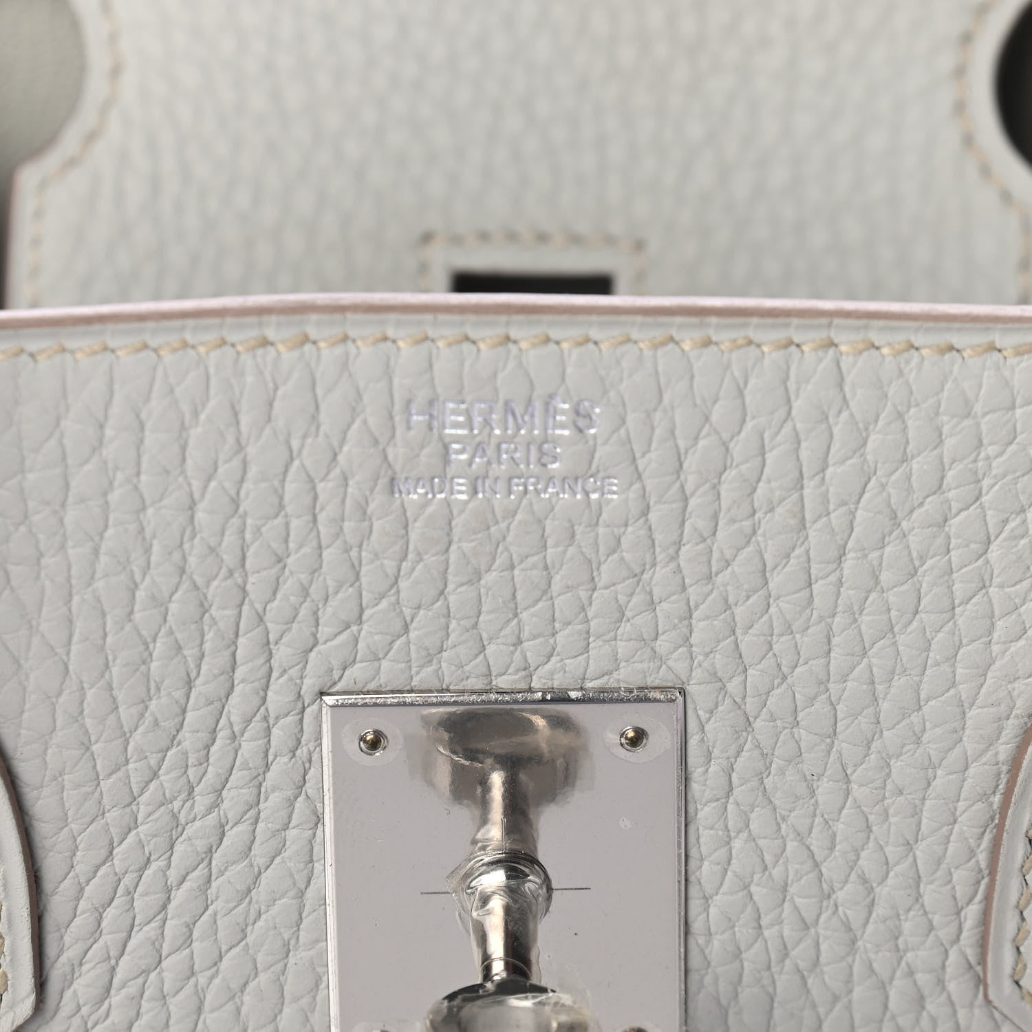 Hermes Taurillon Clemence Birkin 35 Gris Perle 5 of 10