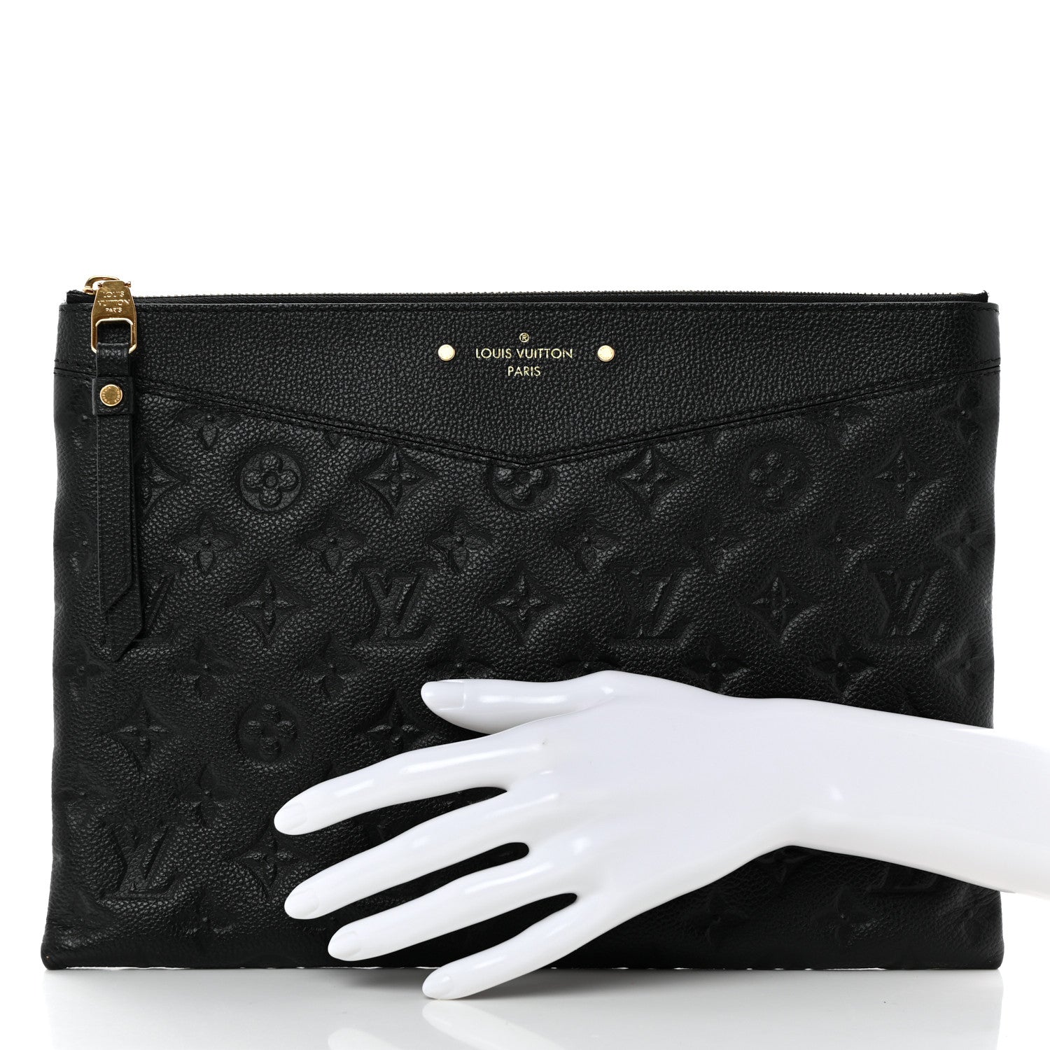 Louis Vuitton Empreinte Daily Pouch Black 2 of 9