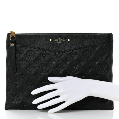 Louis Vuitton Empreinte Daily Pouch Black 2 of 9