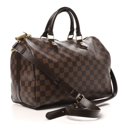Louis Vuitton Damier Ebene Speedy Bandouliere 30 3 of 9