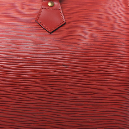 Louis Vuitton Epi Speedy 30 Castillan Red 8 of 11