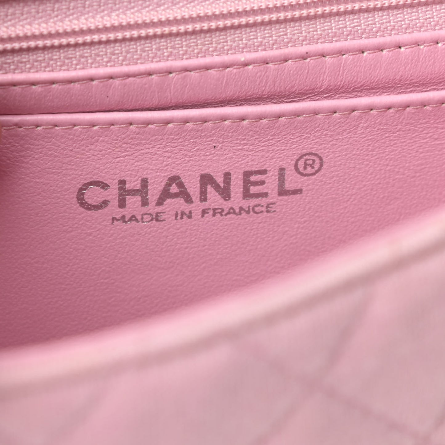 Jersey Quilted Mini Square Flap Pink