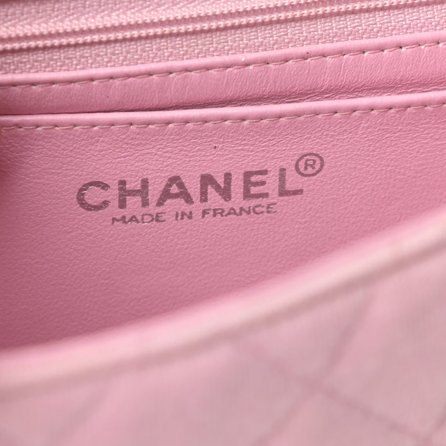 Chanel Jersey Quilted Mini Square Flap Pink 6 of 16