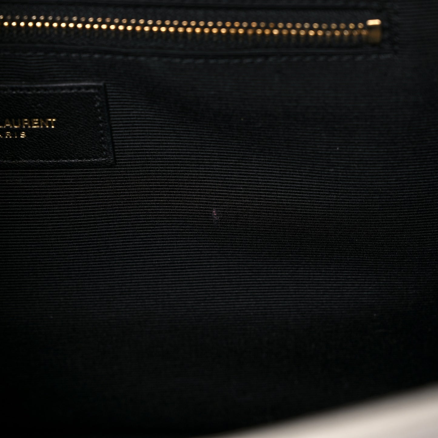 Grain De Poudre Matelasse Chevron Large Monogram Satchel White