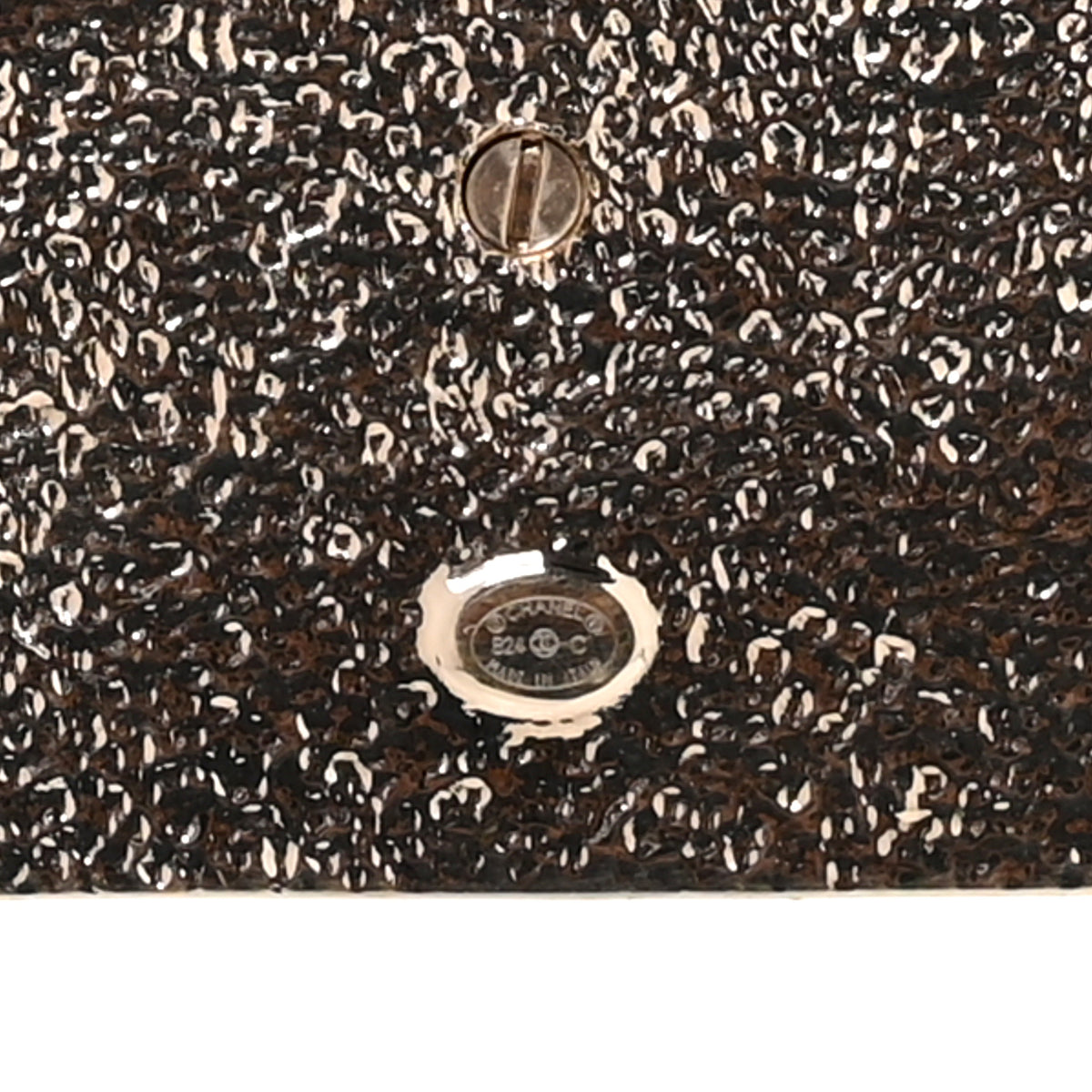 Chanel Metal Enamel CC Key Chain Charm Gold 3 of 3
