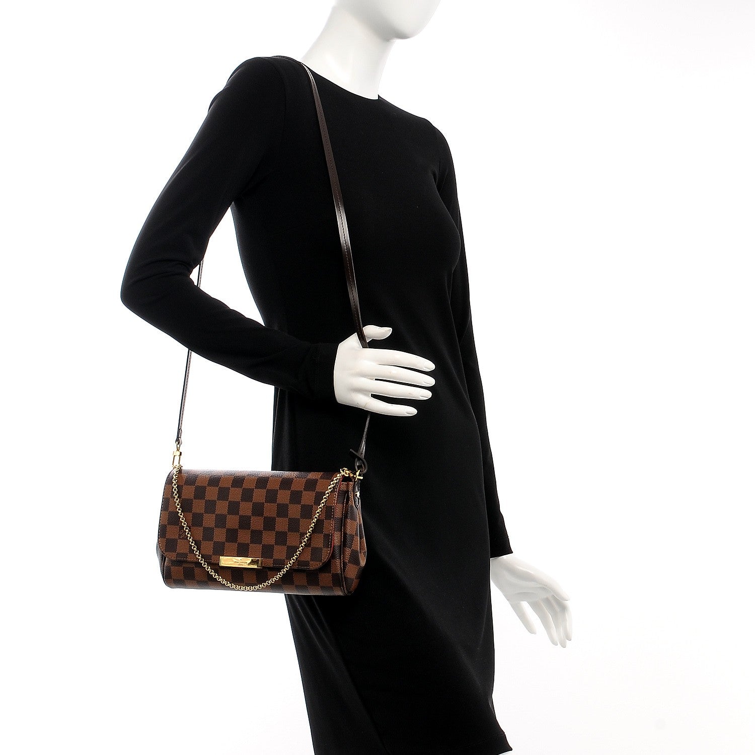 Louis Vuitton Damier Ebene Favorite MM 2 of 8