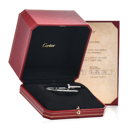 Cartier 18K White Gold Juste Un Clou Bracelet 18 5 of 5