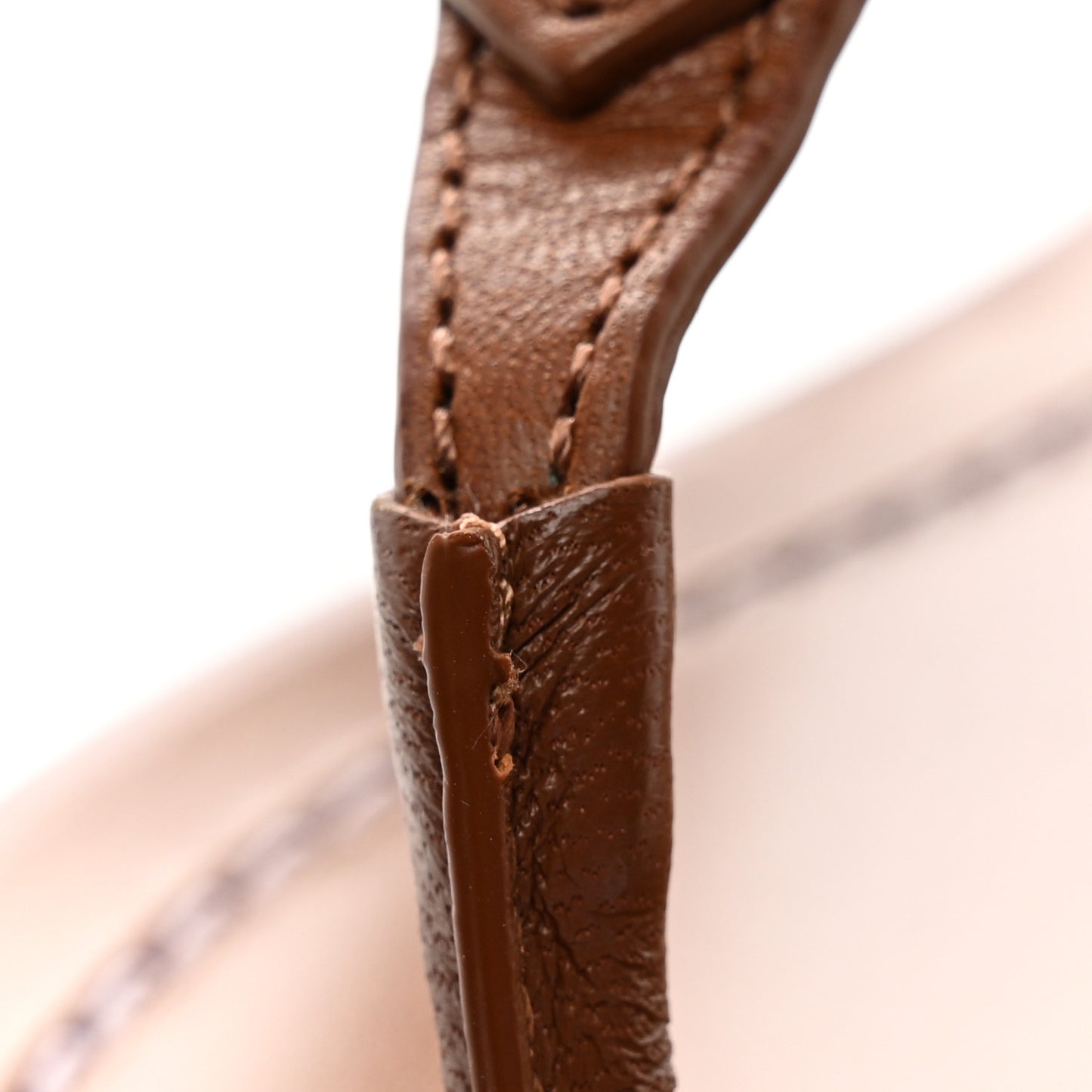 Monogram Sunny Flat Thong Sandals 39.5 Brown