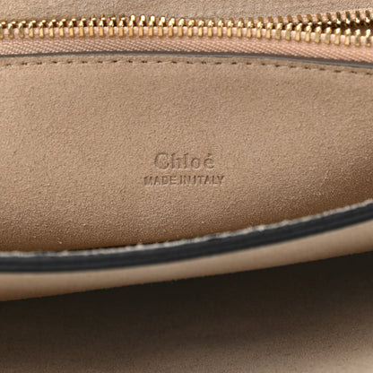 Chloe Suede Calfskin Medium Faye Shoulder Bag Carbon Grey 5 of 10