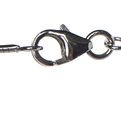 Hermes Lacquered Palladium Cage d'H Pendant Necklace Black 6 of 7