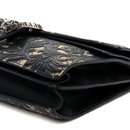 Gucci GG Supreme Monogram Arabesque Medium Dionysus Shoulder Bag Black 10 of 10