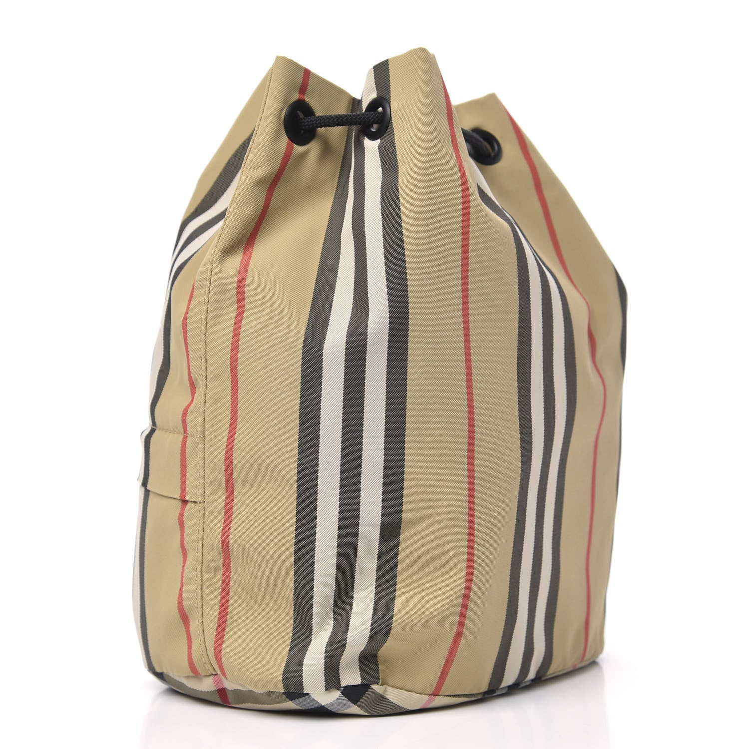 Burberry Econyl Icon Stripe Phoebe Drawcord Pouch Archive Beige 3 of 9
