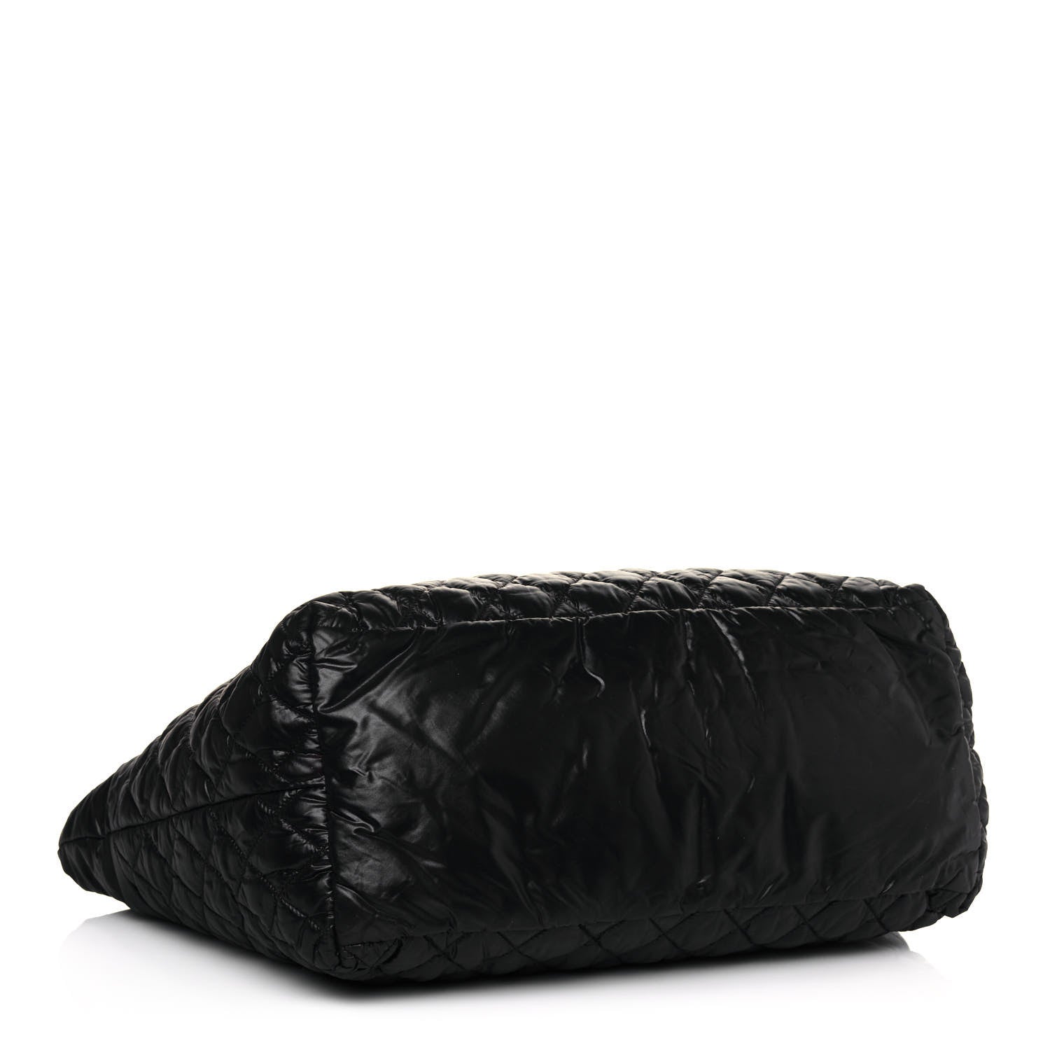 Chanel Nylon Quilted Large Coco Cocoon Tote Black 3 of 12