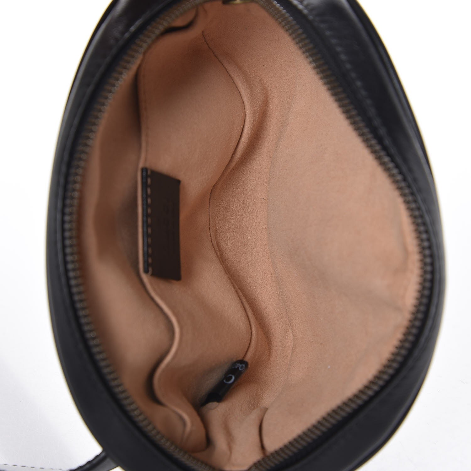 Gucci Calfskin Matelasse GG Marmont Belt Bag 85 34 Black 5 of 11