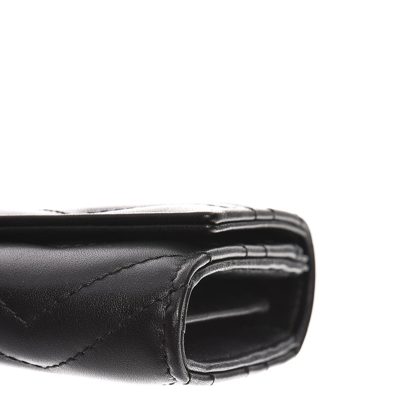 Calfskin Matelasse GG Marmont Continental Wallet Black