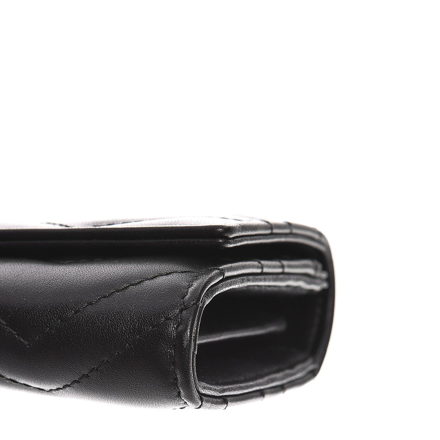 Gucci Calfskin Matelasse GG Marmont Continental Wallet Black 8 of 8