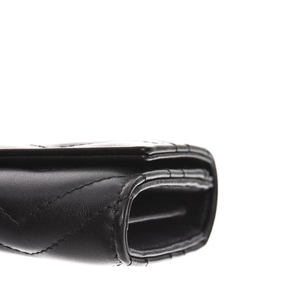 Gucci Calfskin Matelasse GG Marmont Continental Wallet Black 8 of 8