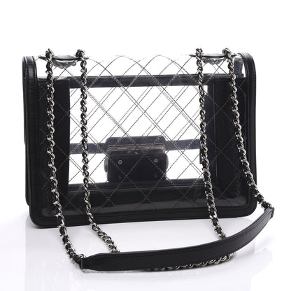 Chanel PVC Lambskin Quilted Beauty Lock Flap Black 2 of 9