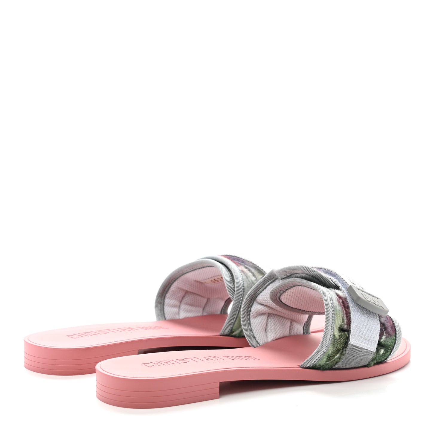 Canvas Nylon Camouflage Dio(r)evolution Mule Slide Sandals 38 Willow Green