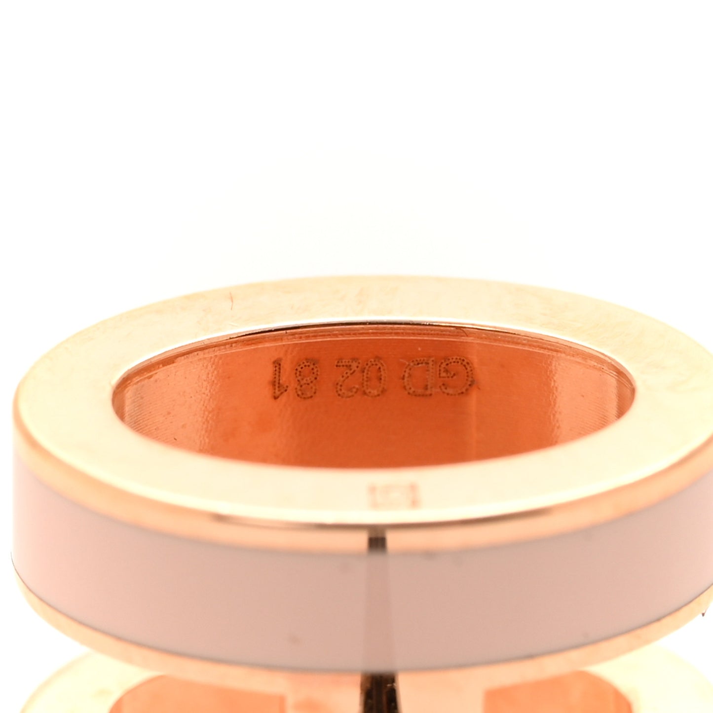 Rose Gold Lacquered Pop H Earrings Rose Dragee
