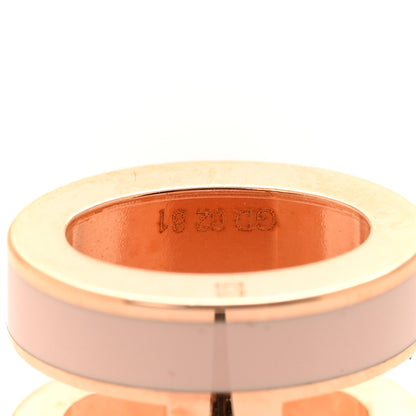 Hermes Rose Gold Lacquered Pop H Earrings Rose Dragee 4 of 6