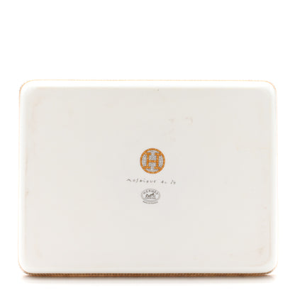 Hermes Porcelain Mosaique au 24 Gold Sushi Plate 3 of 7