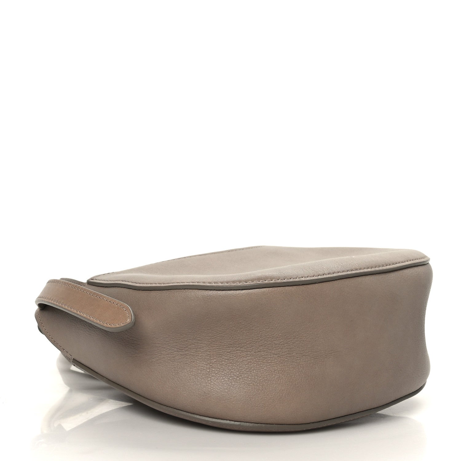 Chloe Small Grain Calfskin Kiss Bag Motty Grey 4 of 10