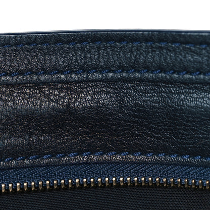 Celine Calfskin Linen Nano Tri-Color Luggage Poppy 19 of 20