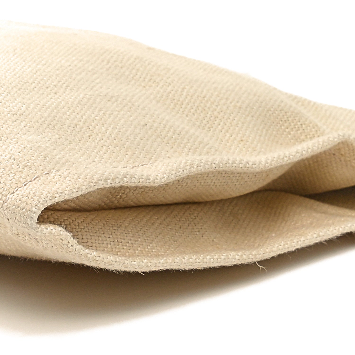 Gucci Linen Heavy Canvas Textured Dollar Calfskin Web Interlocking G Pouch Beige Brown 10 of 10