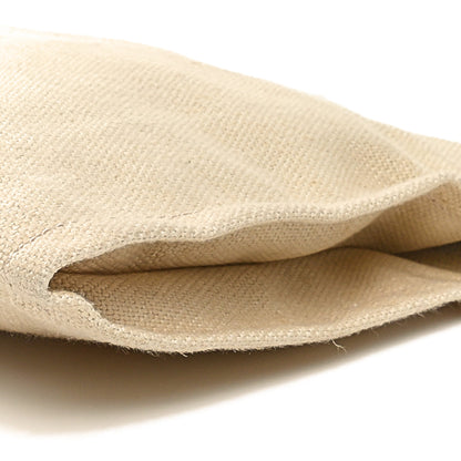 Gucci Linen Heavy Canvas Textured Dollar Calfskin Web Interlocking G Pouch Beige Brown 10 of 10